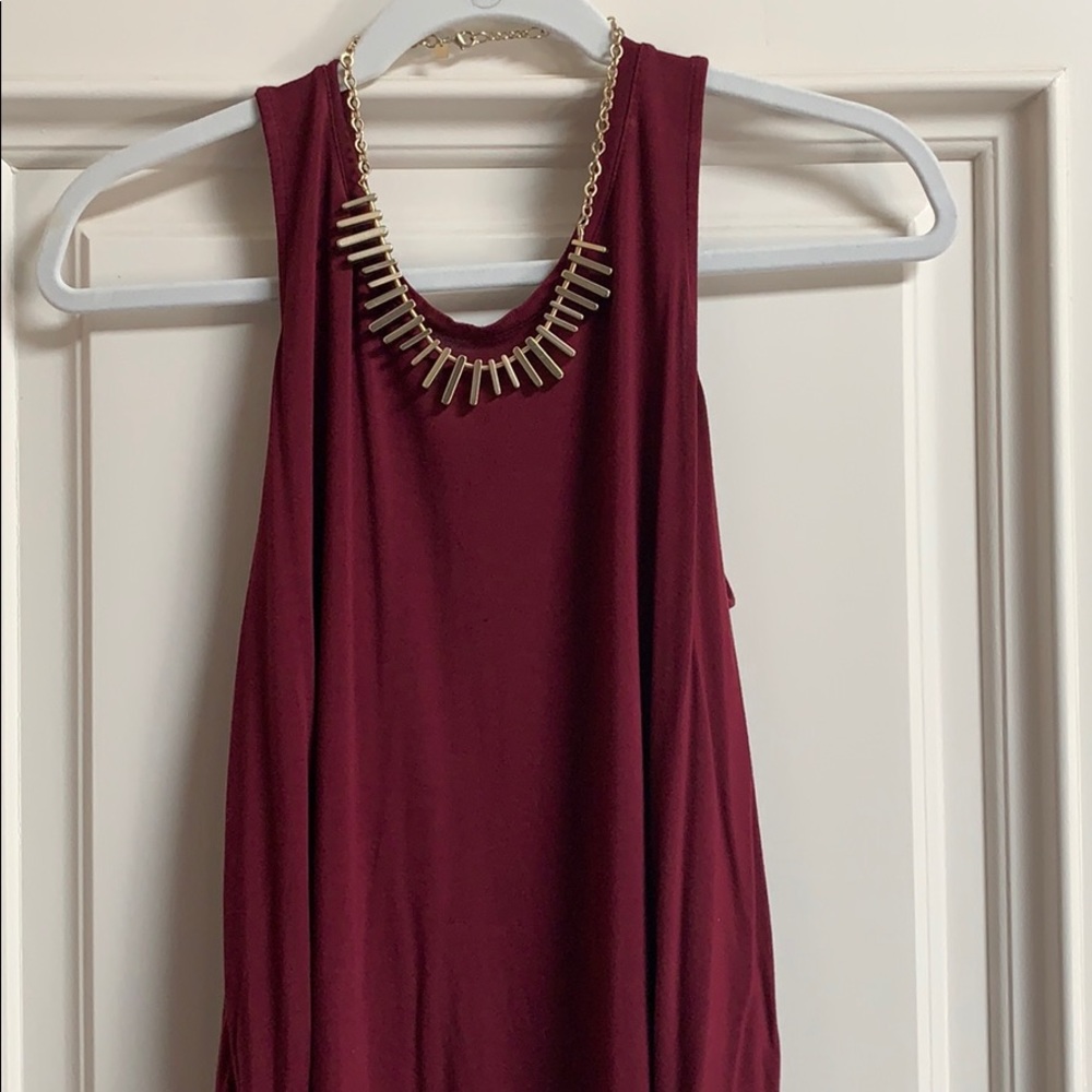 Banana Republic Gold Statement Necklace